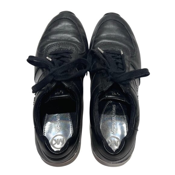 MICHAEL KORS Women's Allie Wrap Trainer Logo Sneakers Size 8M Gently PreOwned - Picture 7 of 10